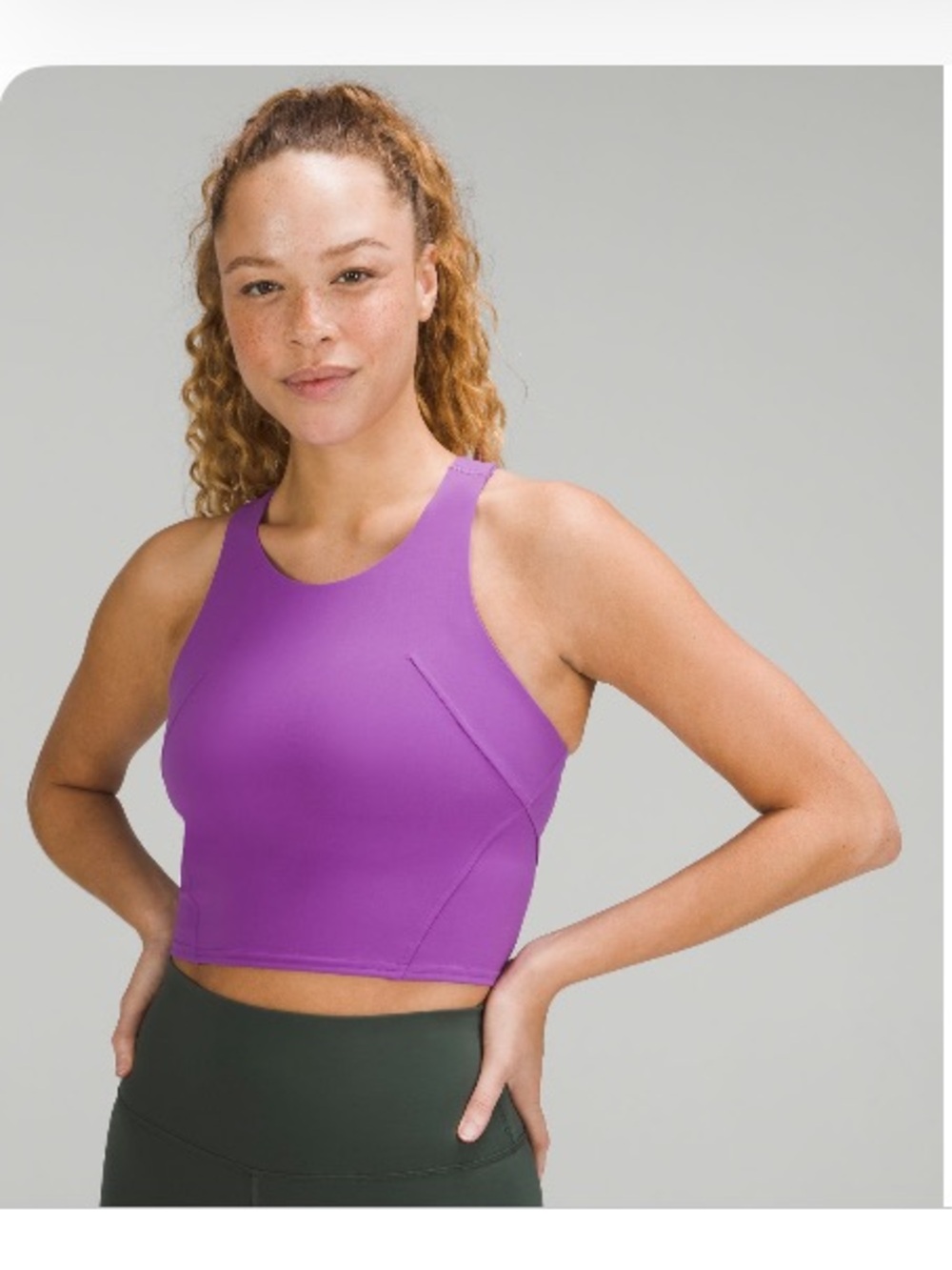 lululemon athletica Invigorate Training Tank Top Purple Moonlit Magenta -Size 14